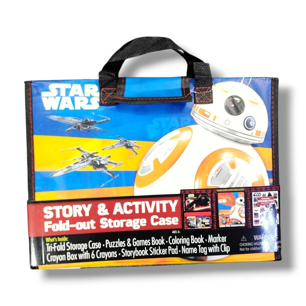 Bendon Star Wars Join the resistance Story &‎ Activity Fold-Out Storage Case